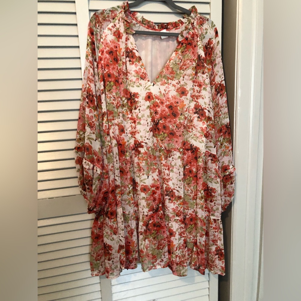 H&M Floral Mini Dress - XL